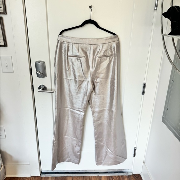 Express Champagne Metallic Pants Size 14L - Picture 5 of 8
